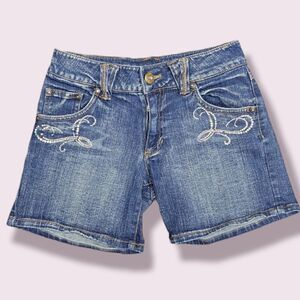 Pink-latte Jeans Bling Denim Shorts Size M